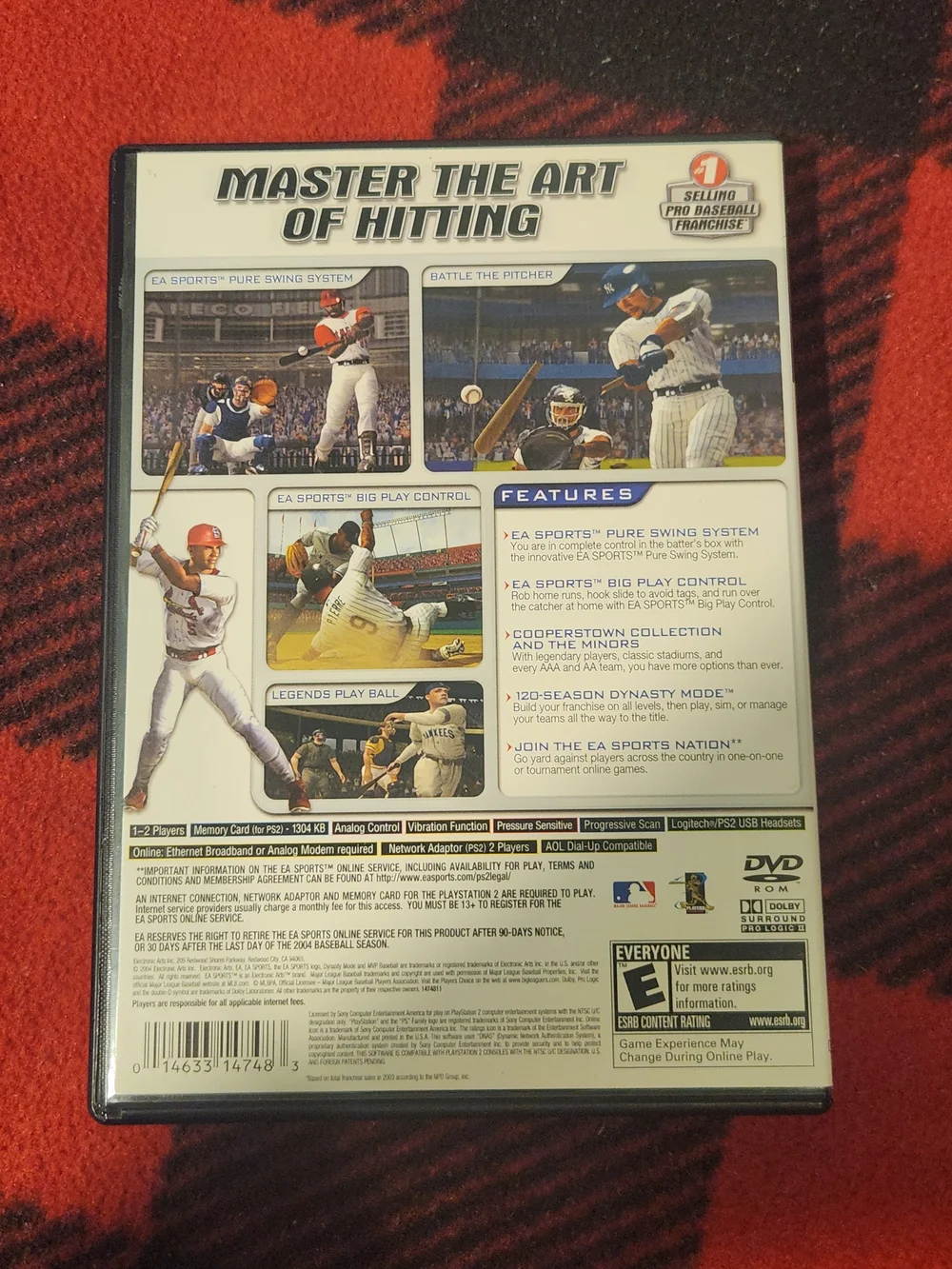MVP Baseball 2004 (Sony PlayStation 2, 2004) CIB W/ Manual